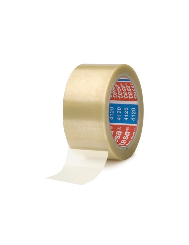 Cinta adhesiva tesa pvc transparente 66 mt x 50 mm para embalaje