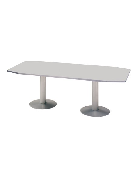Mesa reunion meeting 3003at01 estructura aluminio tablero haya 220x100x72cm Mesa reunion meeting 3003at01 estructura aluminio tablero haya 220x100x72cm