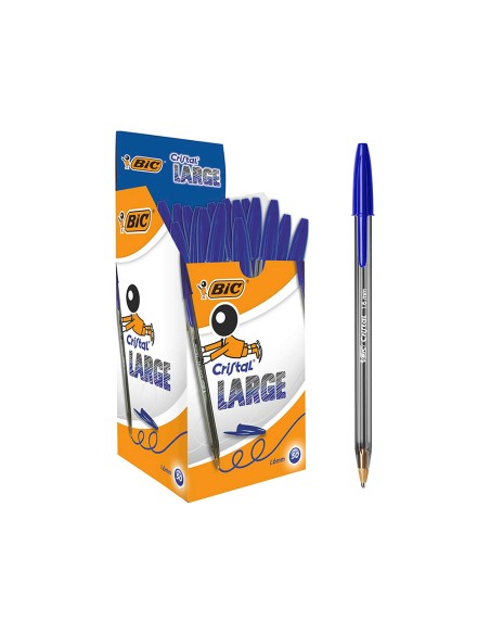 Boligrafo bic cristal x large tinta azul 16 mm