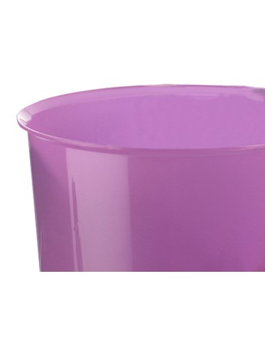 Papelera plastico archivo 2000 violeta translucido 16 litros 290x310 mm