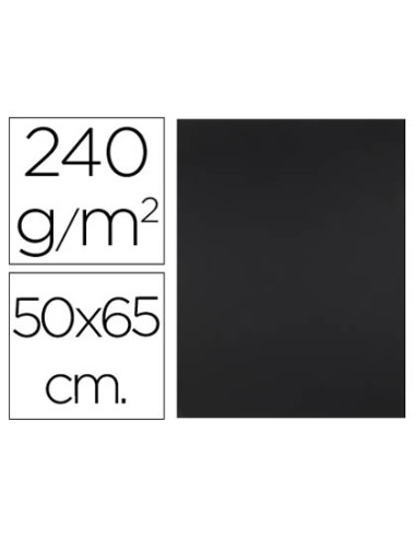 Cartulina liderpapel 50x65 cm 240g m2 negro
