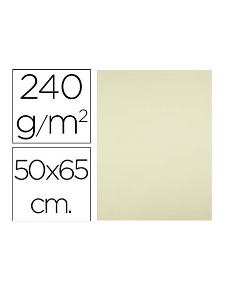 Cartulina liderpapel 50x65 cm 240g m2 amarillo