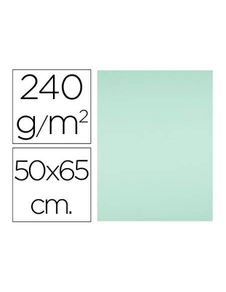 Cartulina liderpapel 50x65 cm 240g m2 verde