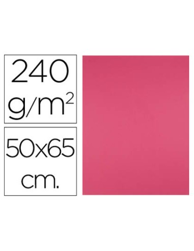 Cartulina liderpapel 50x65 cm 240g m2 fucsia