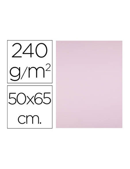 Cartulina liderpapel 50x65 cm 240g m2 rosa