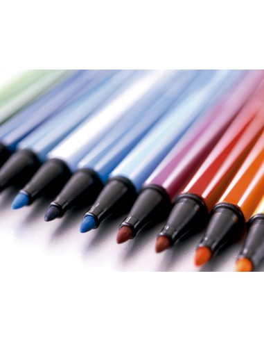 Rotulador stabilo punta de fibra pen 68 color parade estuche de 20 unidades colores surtidos