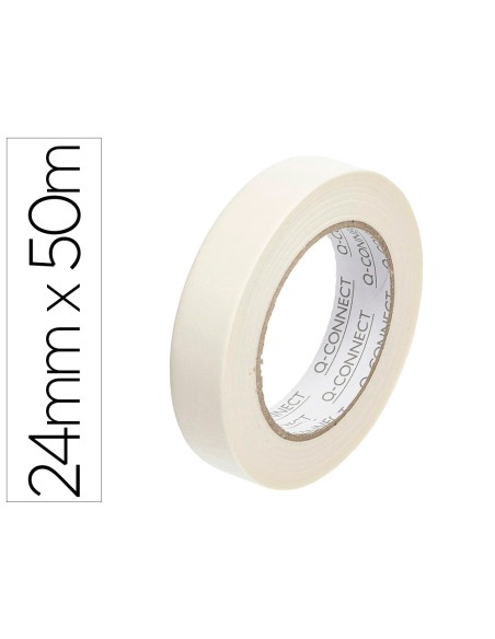 Cinta adhesiva q connect para pintar 50 mt x 24 mm