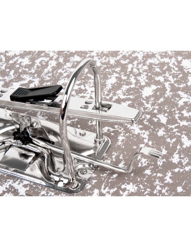 Archivador de palanca liderpapel cuarto apaisado classic red sin rado lomo 80mm gris compresor metalico