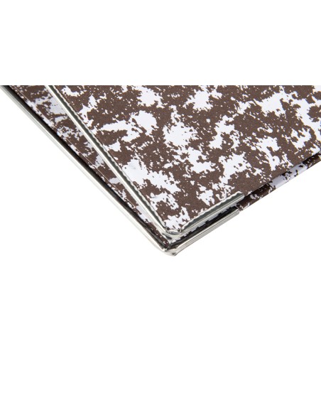 Archivador de palanca liderpapel cuarto apaisado classic red sin rado lomo 80mm gris compresor metalico