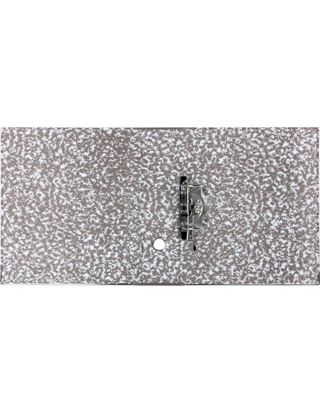 Archivador de palanca liderpapel a4 classic red carton entrecolado sin rado lomo 80mm gris compresor metalico