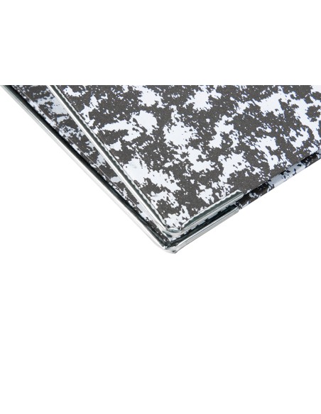 Archivador de palanca liderpapel folio classic red carton entrecolado sin rado lomo 80mm gris compresor metalico