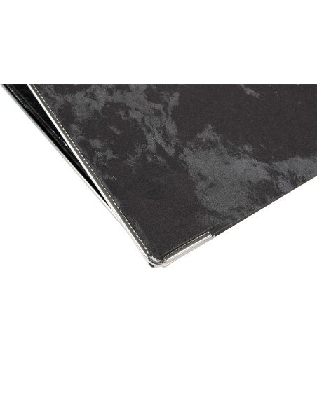 Archivador de palanca liderpapel folio classic blue carton entrecolado sin rado lomo 80mm negro compresor metal