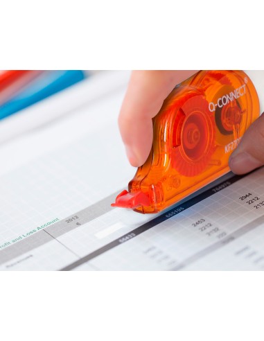 Corrector q connect cinta mini blanco 42 mm x 5 mt bombonera de 28 unidades