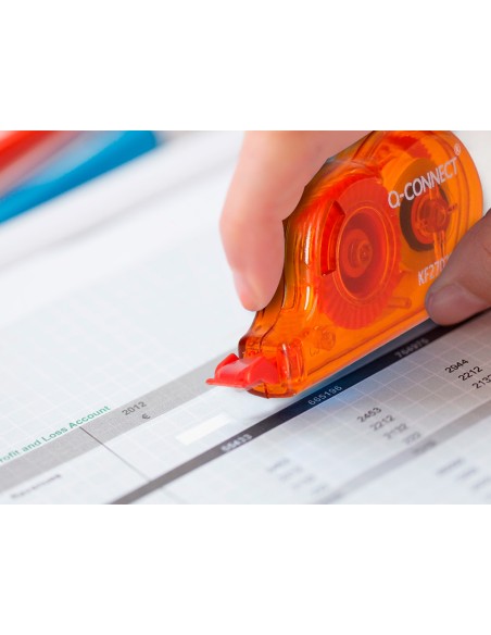 Corrector q connect cinta mini blanco 42 mm x 5 mt bombonera de 28 unidades