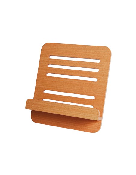 Atril sujetalibros q connect madera 230x270x30 mm