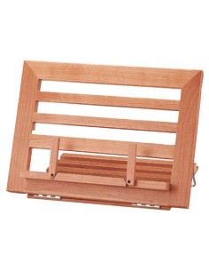 Atril sujetalibros q connect madera 340x240x170 mm