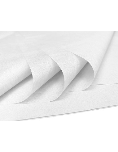 Papel seda liderpapel blanco 52x76 cm 18 gr paquete de 25 hojas