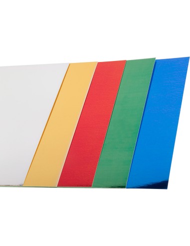 Cartulina liderpapel a4 235 g m2 metalizada 5 colores surtidos paquete de 50 hojas