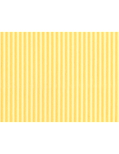 Carton ondulado liderpapel 50 x 70cm 320g m2 amarillo