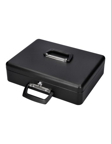 Caja caudales q connect 145 370x290x110 mm con portamonedas y bandeja para billetes