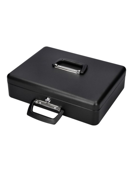 Caja caudales q connect 145 370x290x110 mm con portamonedas y bandeja para billetes Caja caudales q connect 145 370x290x110 mm con portamonedas y bandeja para billetes