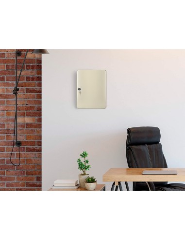 Armario metalico portallaves q connect 370x280x80 mm para 140 llaves