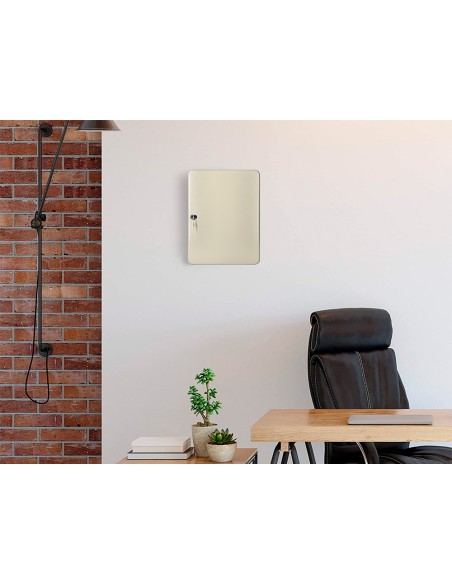 Armario metalico portallaves q connect 370x280x80 mm para 140 llaves