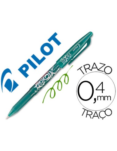 Boligrafo pilot frixion borrable verde