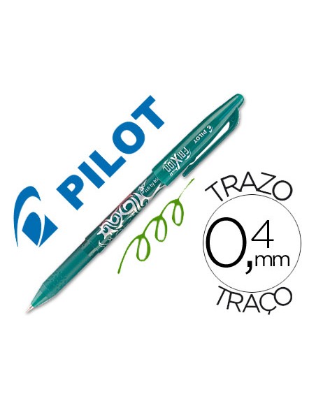 Boligrafo pilot frixion borrable verde