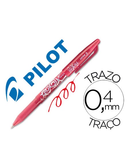 Boligrafo pilot frixion borrable rojo