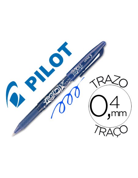 Boligrafo pilot frixion borrable azul
