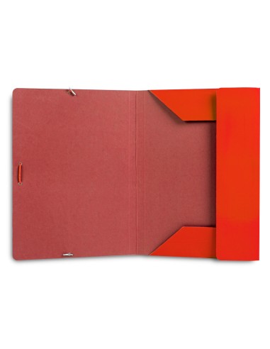 Carpeta liderpapel gomas folio 3 solapas carton plastificado colores surtidos