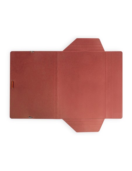 Carpeta liderpapel gomas folio 3 solapas carton plastificado colores surtidos