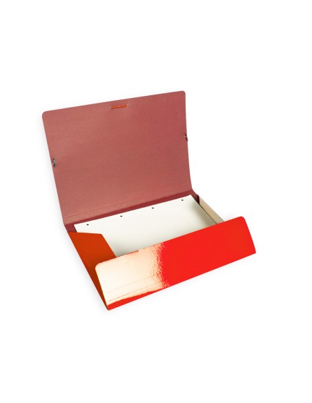 Carpeta liderpapel gomas folio 3 solapas carton plastificado colores surtidos