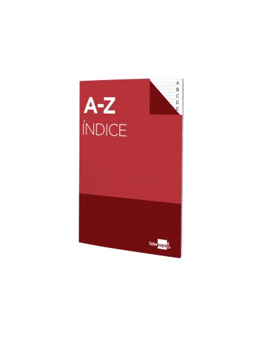 Indice liderpapel tapa cartoncillo cuarto 24 hojas 70g m2 colores surtidos