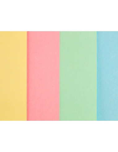 Cartulina liderpapel a4 180g m2 4 colores surtidos paquete de 100 hojas