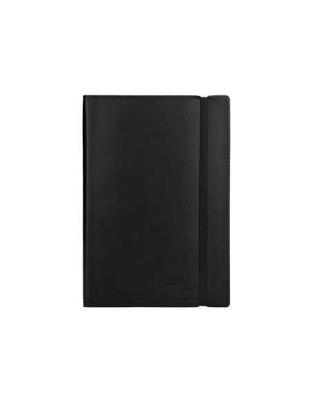Libreta liderpapel simil piel a5 120 hojas 70g m2 horizontal sin margen negro Libreta liderpapel simil piel a5 120 hojas 70g m2 horizontal sin margen negro
