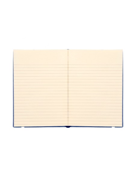 Libreta liderpapel simil piel a5 120 hojas 70g m2 horizontal sin margen azul Libreta liderpapel simil piel a5 120 hojas 70g m2 horizontal sin margen azul