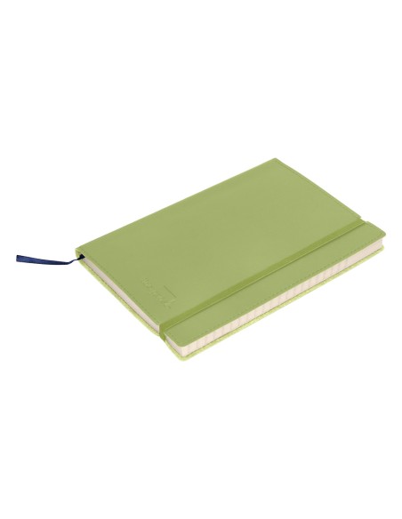 Libreta liderpapel simil piel a6 120 hojas 70g m2 horizontal sin margen verde Libreta liderpapel simil piel a6 120 hojas 70g m2 horizontal sin margen verde