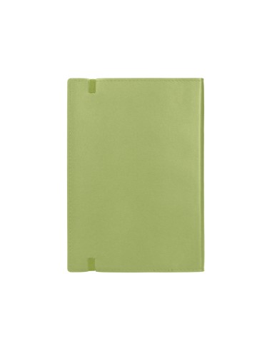 Libreta liderpapel simil piel a6 120 hojas 70g m2 horizontal sin margen verde