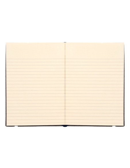Libreta liderpapel simil piel a6 120 hojas 70g m2 horizontal sin margen negro Libreta liderpapel simil piel a6 120 hojas 70g m2 horizontal sin margen negro