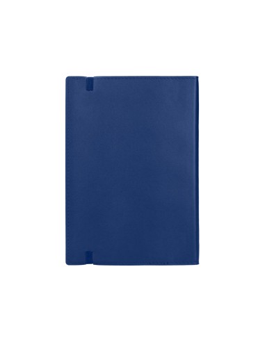 Libreta liderpapel simil piel a6 120 hojas 70g m2 horizontal sin margen azul