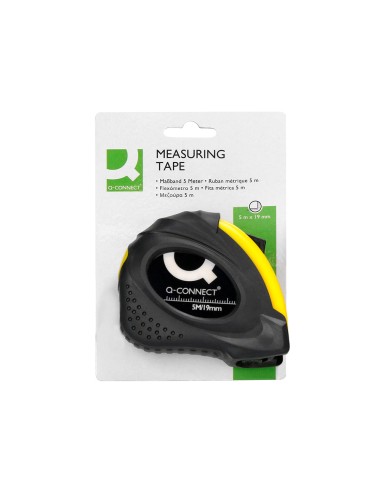 Flexometro q connect con freno material antichoque 19 mm de ancho longitud 5 mt