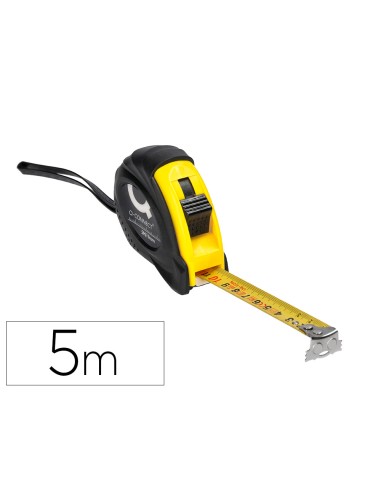 Flexometro q connect con freno material antichoque 19 mm de ancho longitud 5 mt