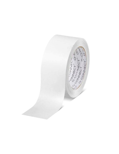 Cinta adhesiva q connect polipropileno blanca 66 mt x 50 mm para embalaje