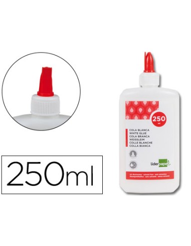 Pegamento cola blanca lavable liderpapel bote de 250 ml