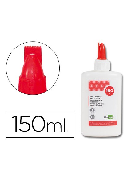 Pegamento cola blanca lavable liderpapel bote de 150 ml Pegamento cola blanca lavable liderpapel bote de 150 ml