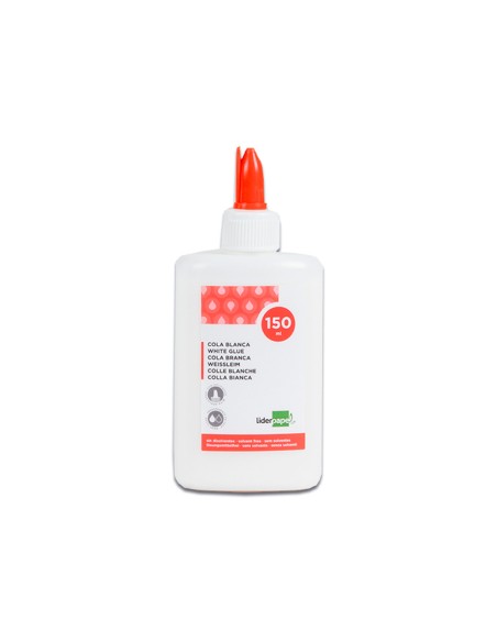 Pegamento cola blanca lavable liderpapel bote de 150 ml Pegamento cola blanca lavable liderpapel bote de 150 ml
