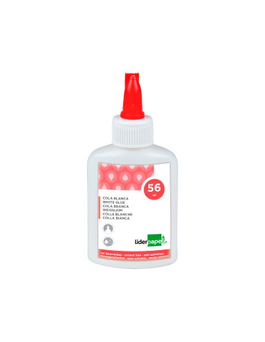 Pegamento cola blanca lavable liderpapel bote de 56 ml