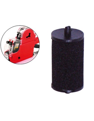 Rodillo entintador q connect 18 mm tinta color negro para etiquetadora q connect kf00711